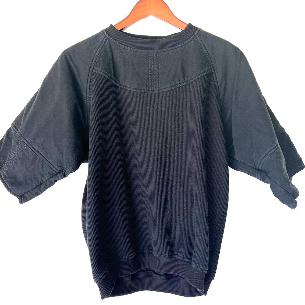 Street Scenes’ Vintage Black Sweater 3/4 length Sleeves Size Small 90s Grunge